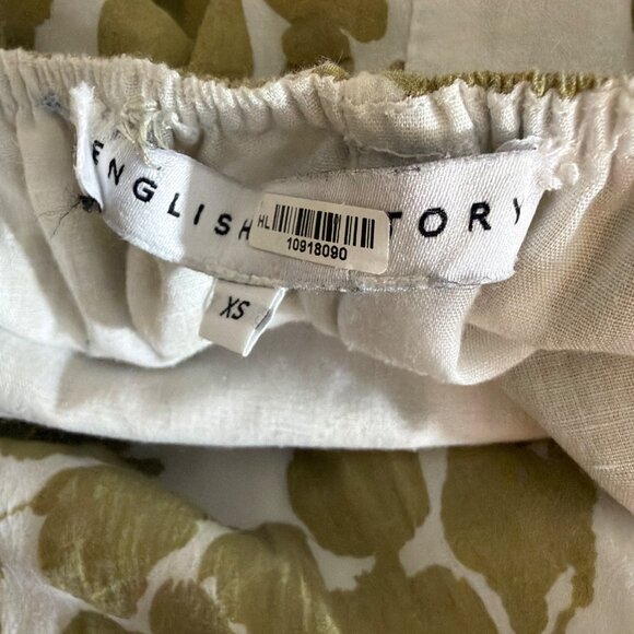 English Factory Floral Puff Sleeve Maxi Dress Size XS - Picture 3 of 3